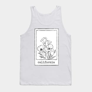 California Poppy Tank Top